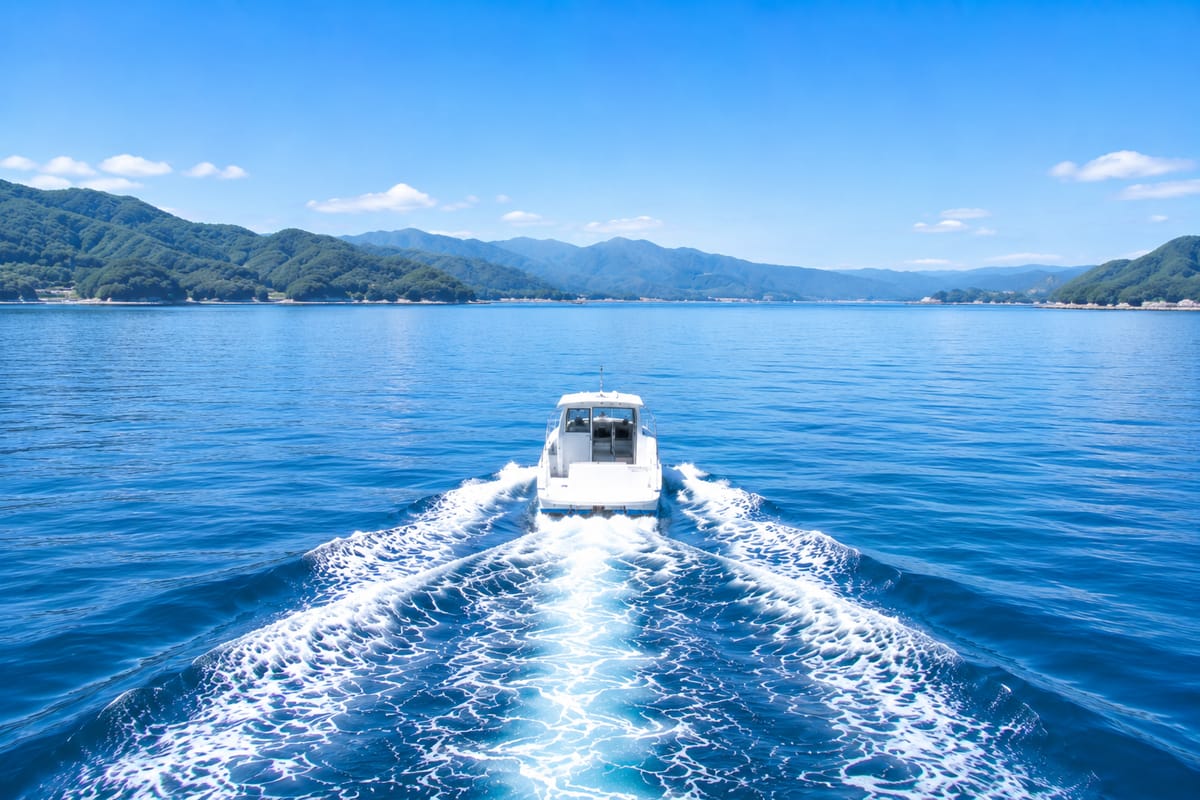 別府湾の海