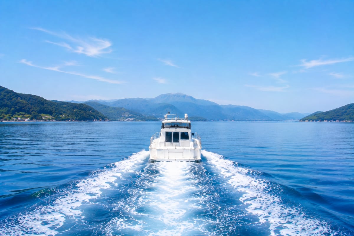 錦江湾・鹿児島沖の海