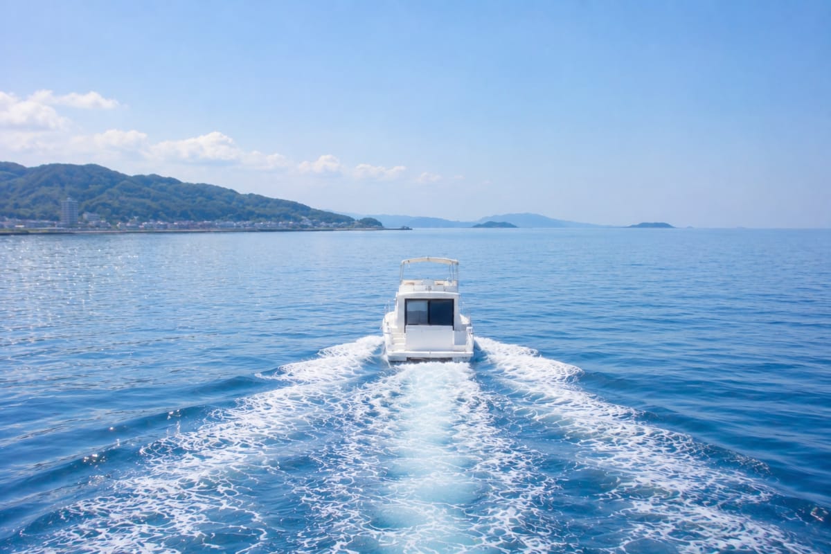 三河湾の海